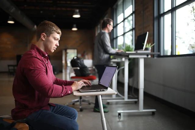 office workspace, pneumatic desk, office desk, the standing desk, standing desk, standing desk, standing desk, standing desk, standing desk, standing desk. Where a coworking space does best: markets to consider