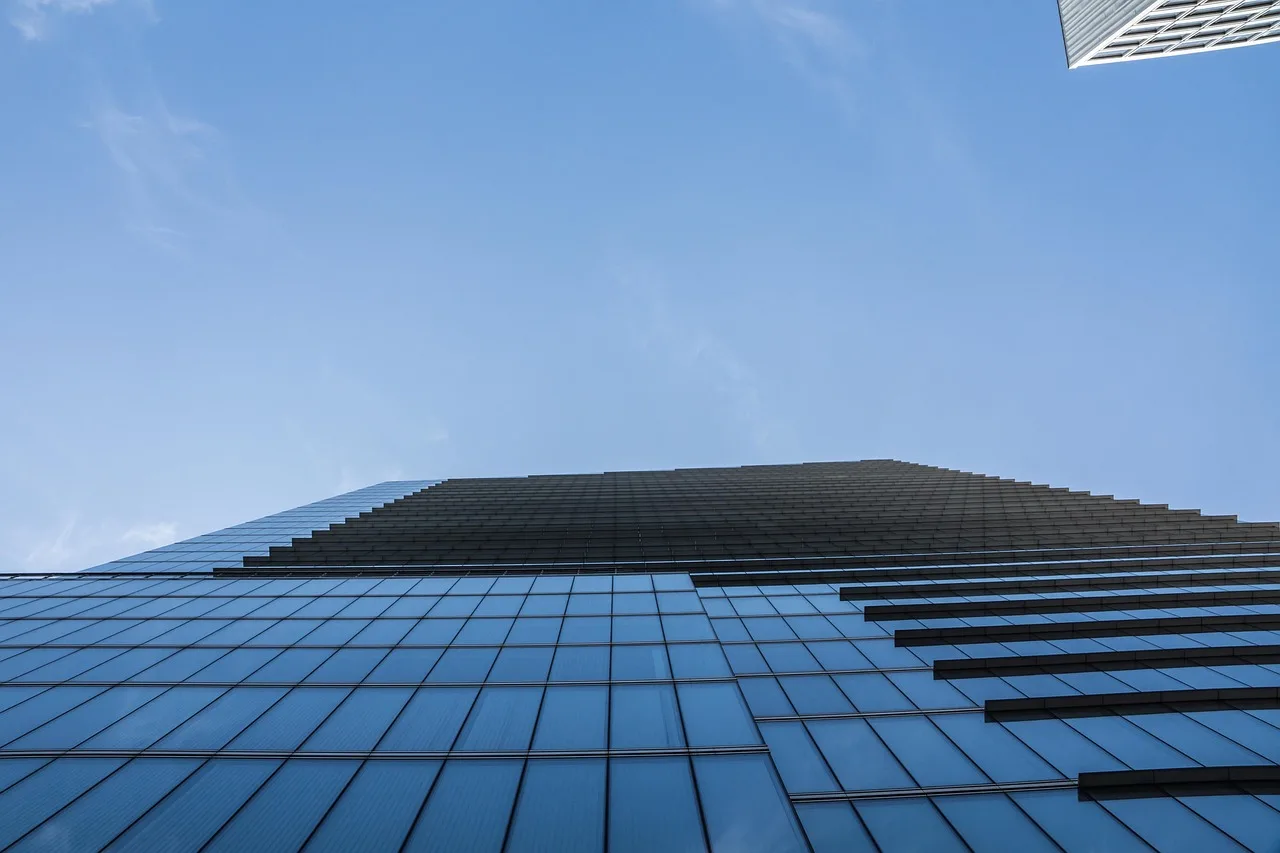skyscraper, building, architecture, city, office, office building, glass facade, glass. Straight talk on coworking space lease costs