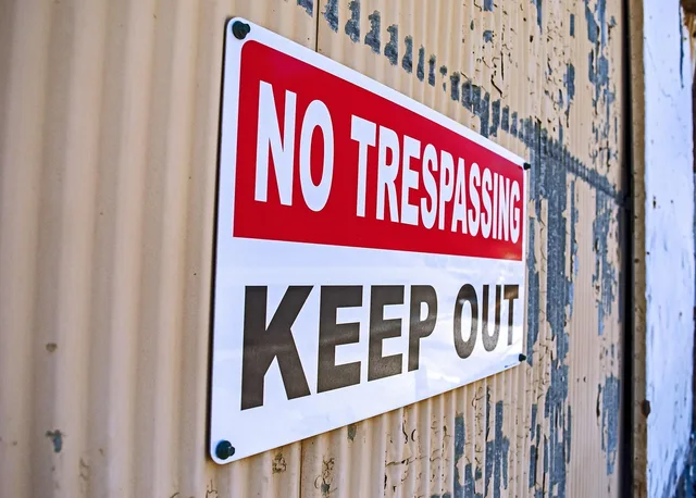 no trespassing, keep out, abandoned, abandoned building, danger, stay out, no trespassing sign, signs, sign, keep out sign, old building, decay, industrial, keep out, keep out, keep out, keep out, keep out. 5 lease terms Austin coworking operators should read twice