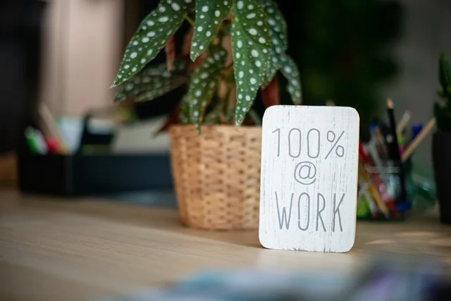 desk, work, nature, workplace, home office, quote, sign, motivation, decoration, plant, office. Coworking space quote template: the units and fields to include
